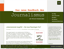 Tablet Screenshot of journalismus-handbuch.de